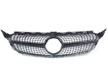 Schwarz Diamantgrill Kühlergrill Grill für Mercedes Benz C-Klasse W205 C205 A205 S205 C43 AMG 2014 - 03/2018 pz128