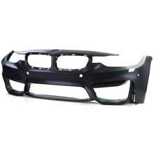 Sport Front Stoßstange + Spoilerlippe Schwarz Passend für BMW 3er F30 F80 Limo F31 Touring 2011-2019