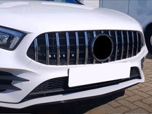 Kühlergrill Grill Panamericana Schwarz Chrom für Mercedes Benz A-Klasse W177 ab 2018