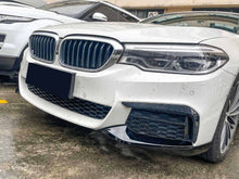 Front Spoiler Splitter Ecken Ansätze Schwarz Passend für BMW 5er G30 G31 M Sport Paket 2017-2020 Vor LCI