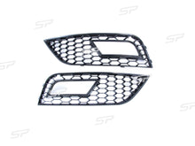 Nebelscheinwerfer Waben Gitter Schwarz für Audi A4 B8 B8.5 Serienstoßstange 2012-2015