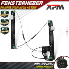 Fensterheber elektrisch mit Motor Vorne Rechts für Jaguar XF X250 J05 CC9 08-15