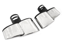 WALD Optik Silber Auspuffblende Endrohre Blenden Passend für AUDI BMW Mercedes Universal 60-63mm et269