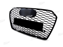 Schwarz Kühlergrill Frontgrill Wabengrill für AUDI A6 C7 S6 S Line Avant Limo 2015-2018 fg169