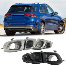 Auspuffblenden Auspuff Blenden Endrohre für Mercedes GLE ML GL 63 AMG et252