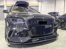 Schwarz Glanz Wabengrill Frontgrill für Audi Q5 8R Kühlergrill 2012-2016 mit PDC