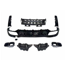 Heckdiffusor Auspuff Diffusor Schwarz Für Mercedes S-Klasse W223 AMG Line 21+