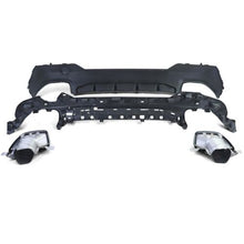 Heck Diffusor + Auspuffblenden Schwarz Passend für BMW 4er G22 G23 420i 420d 430i 430d 2020+