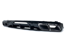 Heckdiffusor Auspuff Schwarz für Mercedes CLS Diffusor W218 C218 AMG Line 15-18 Facelift