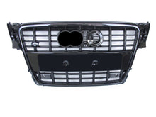Schwarz Kühlergrill Wabengrill Frontgrill für Audi A4 S4 B8 Avant Limo 2008-2011 fg224