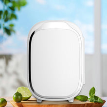 2 In 1 Mini Kühlschrank Tragbare Schrankbox AC/DC Weiß 4L für Auto Büro Zimmer Outdoor