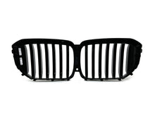 Schwarz Einsteg Frontgrill Kühlergrill Grill Nieren Passend für BMW X5 G05 LCI ab 2024 fg332
