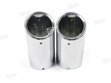Chrom Auspuffblenden Endrohre Blenden Passend Für 65mm Rundes Rohr AUDI A3 8P 8V A1 8X TT BMW 4er F32 F33 F36 5er F10 F11 Universal