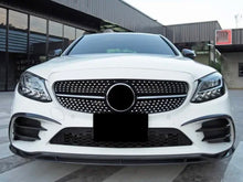 Front Stoßstange Aero Flaps Fins Flossen Splitter für Mercedes W205 C205 S205 AMG Line 2019+