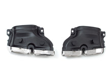 Heckdiffusor Diffusor + Chrom Auspuffspitzen für Mercedes W205 Limousine Avantgarde mit Standard Stoßstange 2014-2022