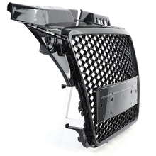 NEU Wabengrill Kühlergrill Front Grill Schwarz Glanz für Audi A3 8P 2008-2013