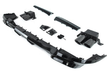 Diffusor Heckdiffusor + Auspuffblenden Schwarz für Mercedes S Klasse W223 AMG Line Bs Style 21-24