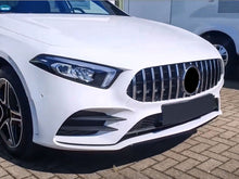 Kühlergrill Grill Panamericana Schwarz Chrom für Mercedes Benz A-Klasse W177 ab 2018