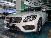 Silber Diamantgrill Kühlergrill Front Grill für Mercedes C-Klasse W205 S205 C205 C43 AMG Facelift 2019+ fg62