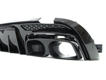 Heckdiffusor Diffusor Auspuffblenden Schwarz für Mercedes W205 S205 C43 AMG Line di8