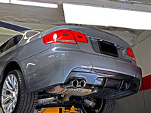 Diffusor Heckdiffusor Schwarz Doppelrohr Passend für BMW 3er E92 E93 2005-2013