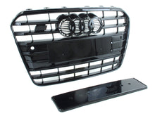 Schwarz Frontgrill Grill für AUDI A5 Kühlergrill S5 8T Sportback Coupe 12-16 MOPF