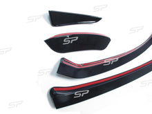 Frontansatz Front Splitter Spoiler Schwarz für Mercedes Benz A Kl. W177 V177 AMG Line ab 2018 pz6