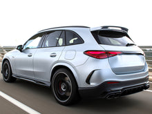Heck Stoßstange Areo Flaps Flossen Schwarz Glanz für Mercedes GLC X254 AMG-Line ab 2022 pz120