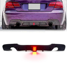 Schwarz Glanz Heckdiffusor Diffusor Passend für BMW 3er E90 E91 mit M Sport Paket 05-13 di211