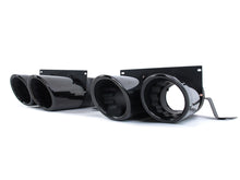 Diffusor Heckdiffusor + Auspuffblenden Schwarz für Mercedes S Klasse W223 AMG Line Bs Style 21-24