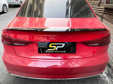 Schwarz Spoilerlippe Heckspoiler Hecklippe Spoiler für AUDI A3 8V Limo S Line 13-20 sp8