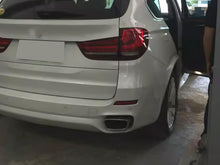 Chrom Auspuff Blenden Endrohre für BMW X5 F15 35i M Sport Stoßstange 2013-2018