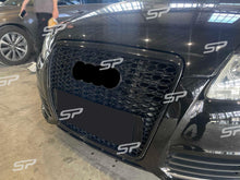 RS6 Optik Schwarz Wabengrill Kühlergrill Front Grill für AUDI A6 4F C6 S6 ohne PDC 04-11 fg221