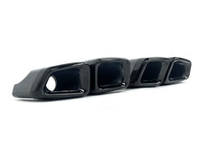 Auspuffblende Endrohr Blenden Y Eckig Schwarz für Mercedes CLS C218 C219 W221 S63 AMG