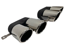 Schwarz Diffusor Aupuffblenden Chrom Passend für BMW G20 Heckdiffusor G21 M Paket 19-22
