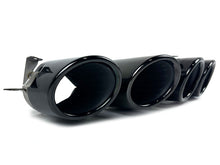 Schwarz Endrohre Auspuff Blenden für Mercedes W177 V177 CLA X118 C118 GLA H247 GLB X247 NUR A35 A45