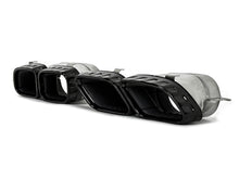 Schwarzer Diffusor + Auspuffblenden für Mercedes Benz E Klasse C207 Coupe E250 E350 AMG Line 2013-2017
