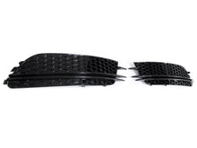 Lüftungsgitter Nebelscheinwerfer Blenden Gitter Schwarz für Audi A6 C7 2011-2014 VFL