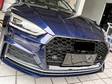 Schwarz Kühlergrill Front Grill für AUDI A5 Wabengrill F5 S5 S Line 16-19 vor MOPF fg193