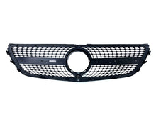 Diamant Kühlergrill Front Grill Schwarz für Mercedes Benz V-Klasse W447 V250 V260 14-19 fg353