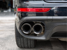 Schwarz Auspuff Auspuffblenden Endrohre für Porsche Cayenne 92A V6 MOPF 14-17