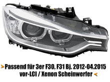 Paar Klar Scheinwerferglas Streuscheiben Für BMW 3er F30 F31 2012-2015 vor LCI
