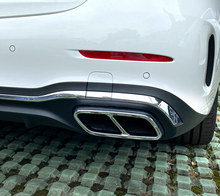 Endschalldämpfer Endrohre Abdeckung Chromrahmen für Mercedes C-Klasse W206 S206 AMG-Line ab 2021