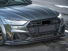 Lüftungsgitter Nebelscheinwerfer Blenden Gitter Schwarz für Audi A7 C8 S Line S7 18+