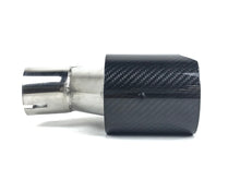 Carbon Duplex Sportauspuff Auspuffblenden Endrohre Passend für AUDI BMW VW Universal 57-61mm et241