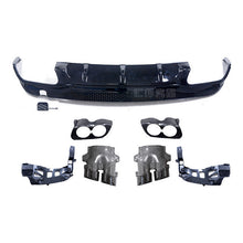 Heckdiffusor Diffusor + Auspuffblenden Schwarz für Mercedes E Klasse W207 C207 AMG Line 14-16