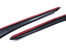 Flaps Vorne Stoß. Aero Flics Flossen Schwarz für Mercedes CLA C118 X118 AMG Line ab 2019