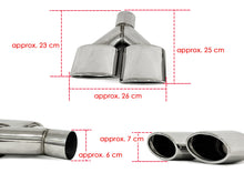 Chrom Doppel-Auspuff Auspuffblenden Auspuff Endrohr für Mercedes Benz W221 W211W204 C218 R171 et248