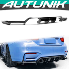 Heckdiffusor Diffusor Carbon Look V Style Passend für BMW M3 F80 M4 F82 F83 2015-2020