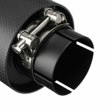 63mm Carbon Endrohre Matt Schwarz Auspuff für AUDI A3 A4 A5 A6 A7 A8 TT